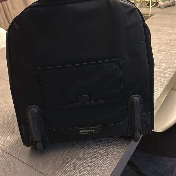 Tumi Voyageur Nylon Leisure Travel Gray Carry On Luggage Suitcase Wheels - Picture 6 of 7